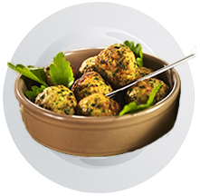 Recette de d'apéritif de boulettes de poulet aux herbes